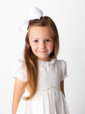 White heirloom children portrait dress